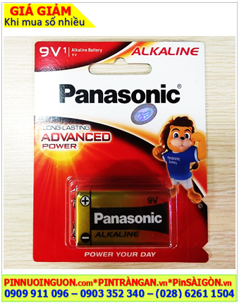 Pin Micro _Pin Karaoke Pin 9v Alkaline Panasonic 6LR61T/1B chính hãng /Xuất xứ NHẬT 